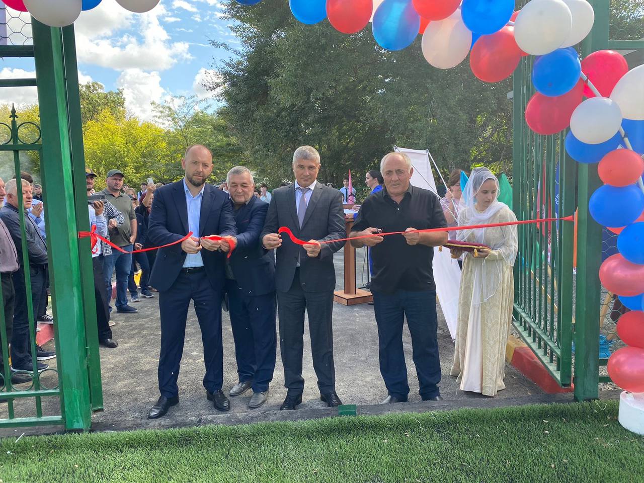 Новое футбольное поле появилось в Кизлярском районе от Минсельхозпрода Дагестана